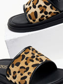 Σανδάλια flatforms Estil - Leopard - thefashionproject.gr - Estil