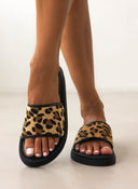 Σανδάλια flatforms Estil - Leopard - thefashionproject.gr - Estil