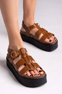Σανδάλια flatforms gladiator ATENEO