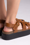 Σανδάλια flatforms gladiator ATENEO