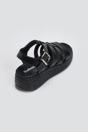 Σανδάλια flatforms gladiator Refresh 172691 - Μαύρο - thefashionproject.gr - Refresh