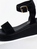 Σανδάλια flatforms καστόρινα Estil