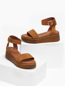 Σανδάλια flatforms καστόρινα Estil - Ταμπά - thefashionproject.gr - Estil