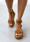 Σανδάλια flatforms καστόρινα Estil - Ταμπά - thefashionproject.gr - Estil