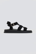 Σανδάλια flatforms καστόρινα gladiator Estil