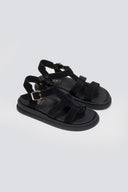 Σανδάλια flatforms καστόρινα gladiator Estil