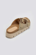Σανδάλια flatforms καστόρινα MARIAMARE