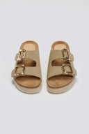 Σανδάλια flatforms καστόρινα MARIAMARE