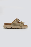 Σανδάλια flatforms καστόρινα MARIAMARE