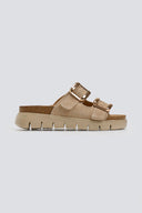 Σανδάλια flatforms καστόρινα MARIAMARE