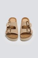 Σανδάλια flatforms καστόρινα MARIAMARE