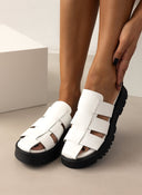 Σανδάλια flatforms fisherman από γνήσιο δέρμα TFP