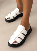 Σανδάλια flatforms fisherman από γνήσιο δέρμα TFP