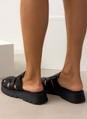 Σανδάλια flatforms fisherman από γνήσιο δέρμα TFP