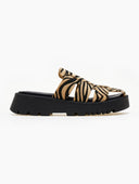 Σανδάλια flatforms fisherman με print TFP