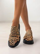 Σανδάλια flatforms fisherman με print TFP