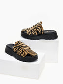 Σανδάλια flatforms fisherman με print TFP