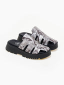 Σανδάλια flatforms fisherman με print TFP