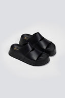 Σανδάλια flatforms με άνοιγμα Iris Sandals - Μαύρο - thefashionproject.gr - IRIS - 24254002003