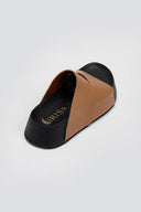 Σανδάλια flatforms με άνοιγμα Iris Sandals - Τάουπε - thefashionproject.gr - IRIS