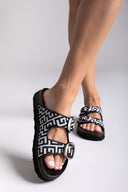 Σανδάλια flatforms  με φάσες και τοκάδες