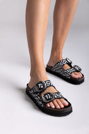 Σανδάλια flatforms  με φάσες και τοκάδες