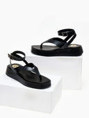 Σανδάλια flatforms με μπαρέτα TFP