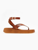 Σανδάλια flatforms με μπαρέτα TFP