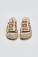 Σανδάλια flatforms με πλεκτό σχέδιο Refresh 172842
