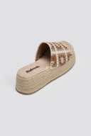 Σανδάλια flatforms με πλεκτό σχέδιο Refresh 172842