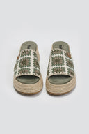 Σανδάλια flatforms με πλεκτό σχέδιο Refresh 172842
