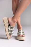 Σανδάλια flatforms με πλεκτό σχέδιο Refresh 172842