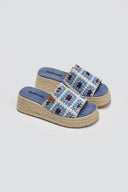 Σανδάλια flatforms με πλεκτό σχέδιο Refresh 172842