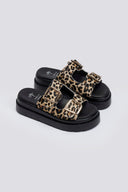 Σανδάλια flatforms με print Mariella Fabiani 2551/95