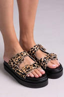 Σανδάλια flatforms με print Mariella Fabiani 2551/95