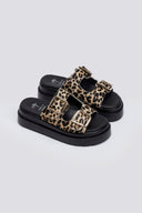 Σανδάλια flatforms με print Mariella Fabiani 2551/95 - Leopard - thefashionproject.gr - Mariella Fabiani