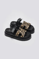 Σανδάλια flatforms με print Mariella Fabiani 2554/91