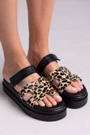 Σανδάλια flatforms με print Mariella Fabiani 2554/91 - Leopard - thefashionproject.gr - Mariella Fabiani