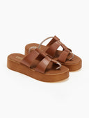 Σανδάλια flatforms με στρας Estil