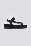 Σανδάλια flatforms με στρας MARIAMARE - Μαύρο - thefashionproject.gr - MARIAMARE