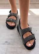Σανδάλια flatforms με στρας ONLY 15319594