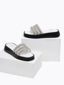 Σανδάλια flatforms με στρας tfp