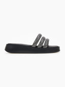 Σανδάλια flatforms με στρας tfp