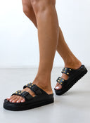 Σανδάλια flatforms με τρουκς ATENEO