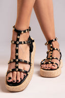 Σανδάλια flatforms με τρουκς ERYNN