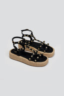 Σανδάλια flatforms με τρουκς ERYNN