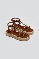 Σανδάλια flatforms με τρουκς ERYNN
