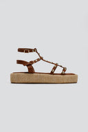 Σανδάλια flatforms με τρουκς ERYNN