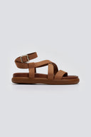 Σανδάλια flatforms nubuck δερμάτινα Iris Sandals