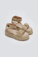 Σανδάλια flatforms ψάθινα Mariella Fabiani 2512/05
